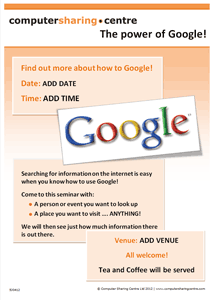 Presentation poster: The power of Google