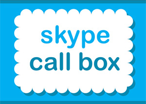 Sign: Skype Call Box