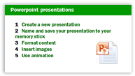 Powerpoint - large sticker