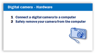 Digital camera - hardware - large sticker