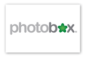 Shopping with Photobox - small sticker